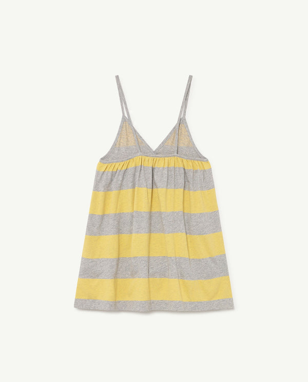 Grey Stripes Otter Dress PRODUCT BACK
