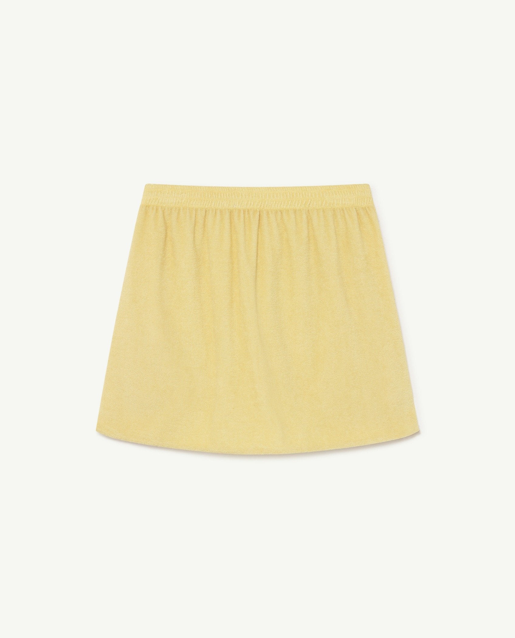 Yellow Logo Plain Wombat Skirt PRODUCT BACK