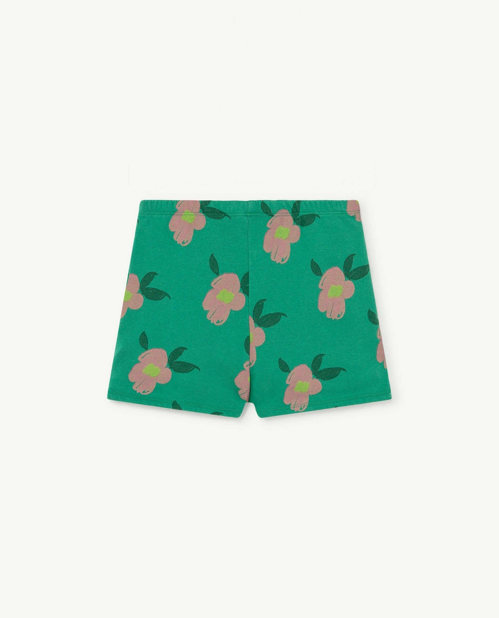 Green Flowers Hedgehog Pants PRODUCT BACK