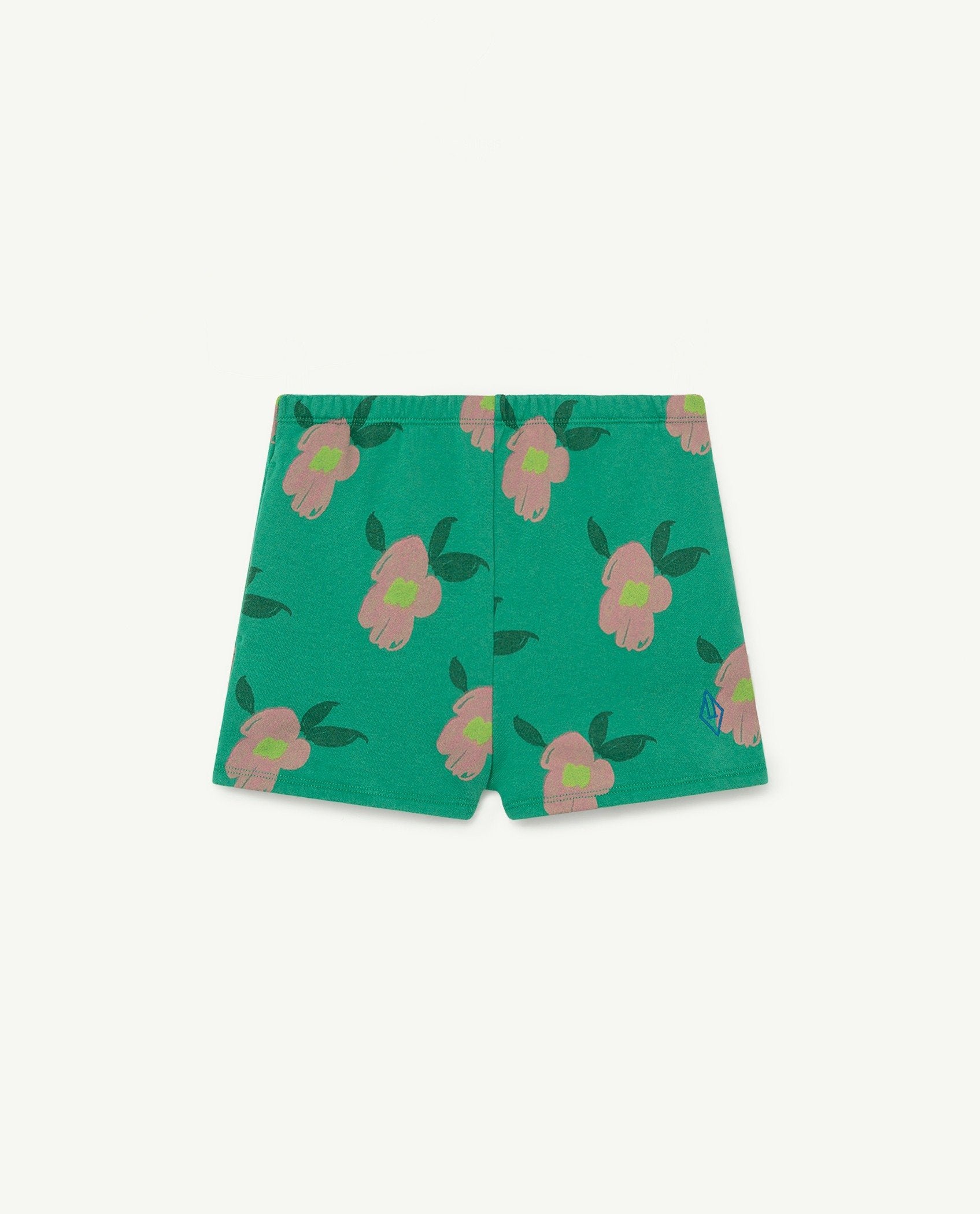 Green Flowers Hedgehog Pants PRODUCT FRONT