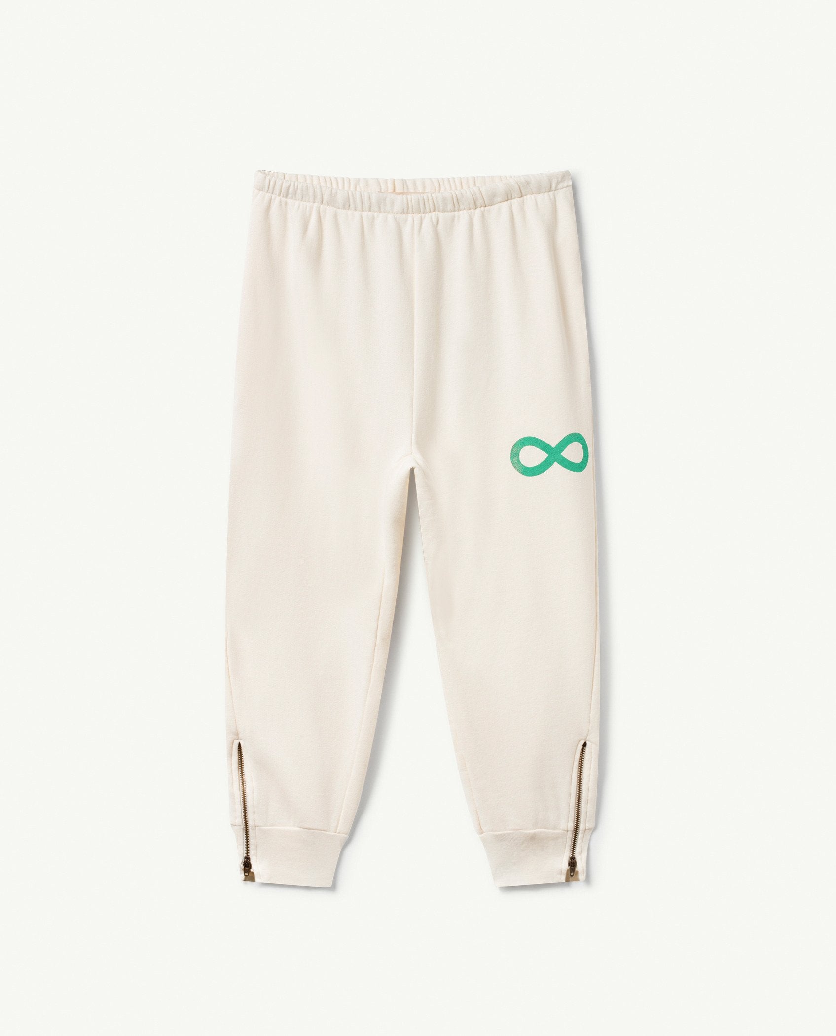 White Infinite Panther Trousers PRODUCT FRONT