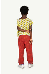 Maroon Animal Air Panther Pants MODEL BACK