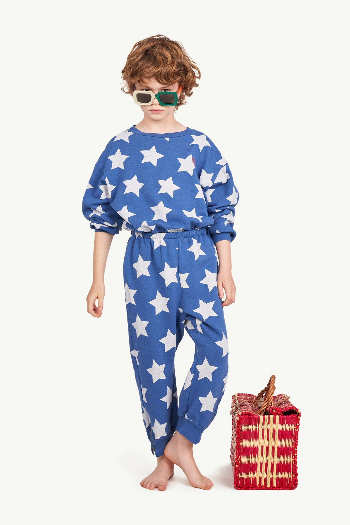 Blue Stars Panther Pants MODEL FRONT