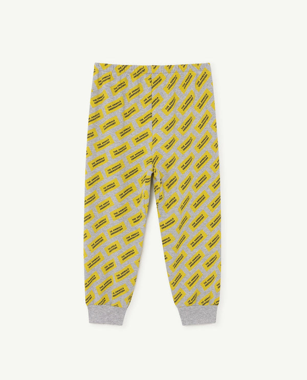 Grey The Animals Panther Pants PRODUCT BACK