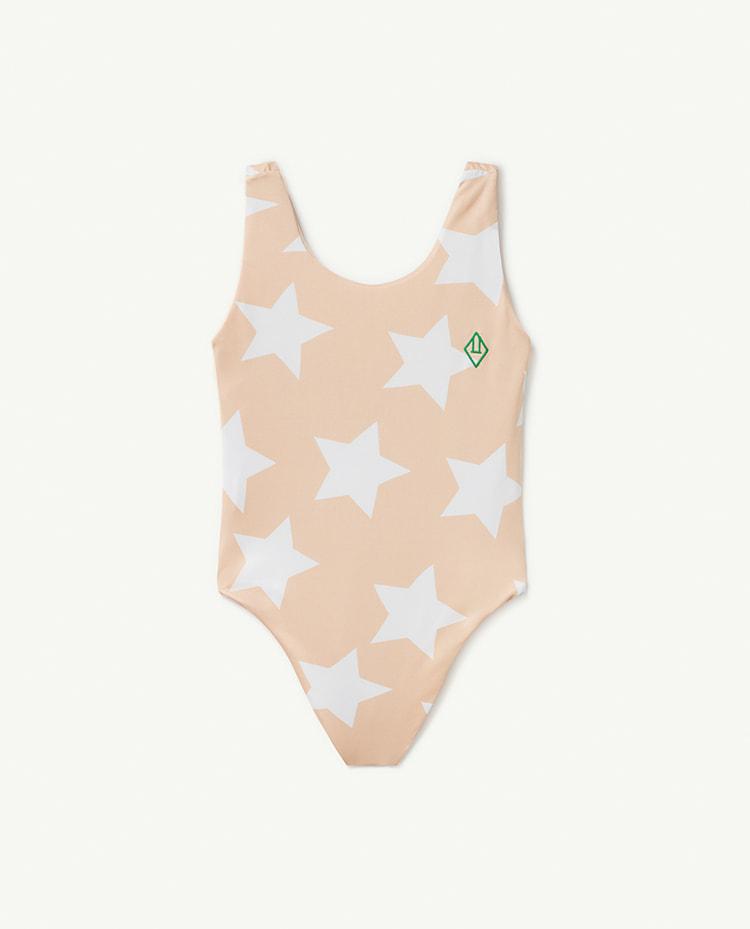 Beige Stars Trout Swimsuit COVER