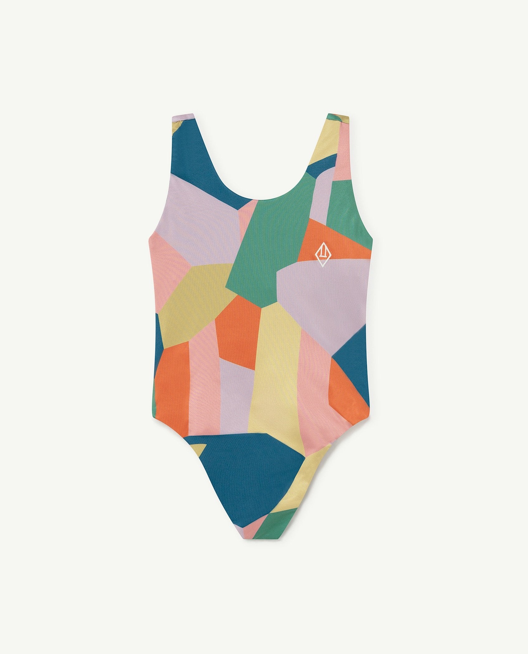 Lilac Geometric Forms Trout Swimsuit PRODUCT FRONT