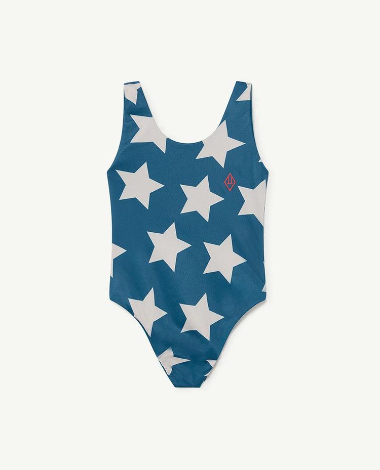 Blue Stars Trout Swimsuit COVER