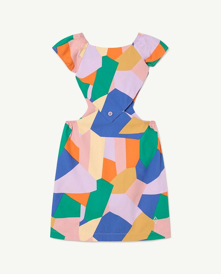 Lilac Geometric Forms Badger Dress COVER