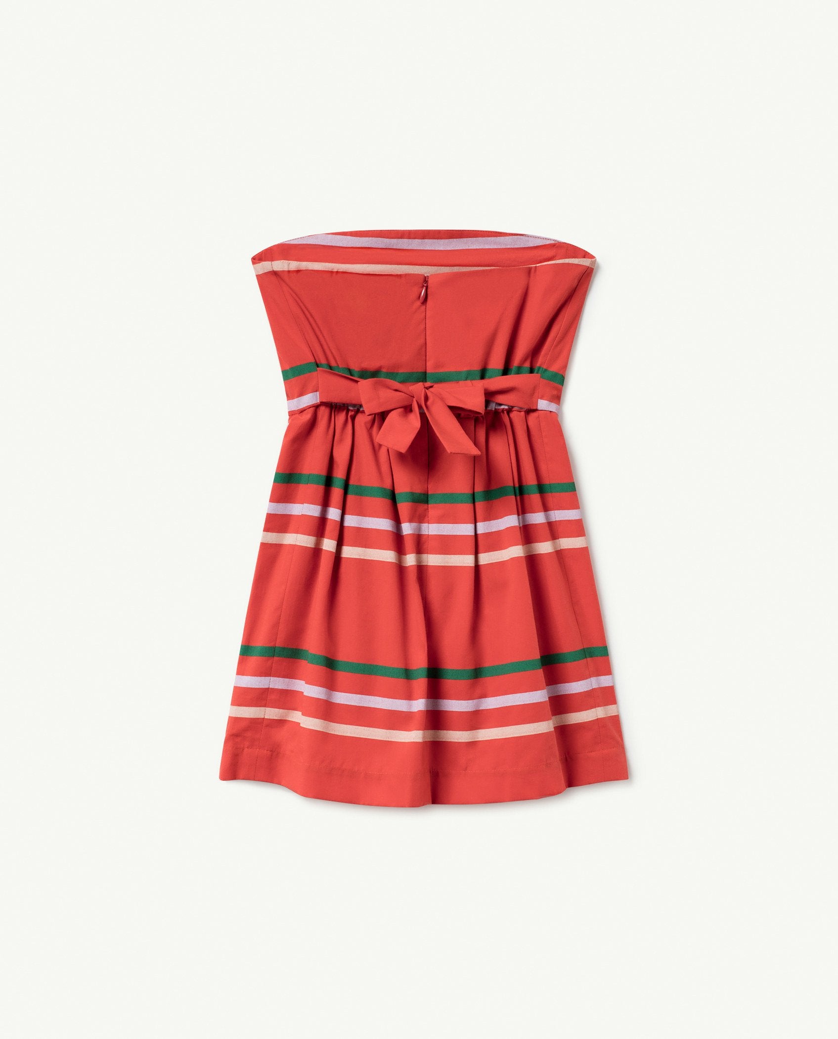 Red Stripes Dragonfly Dress PRODUCT BACK