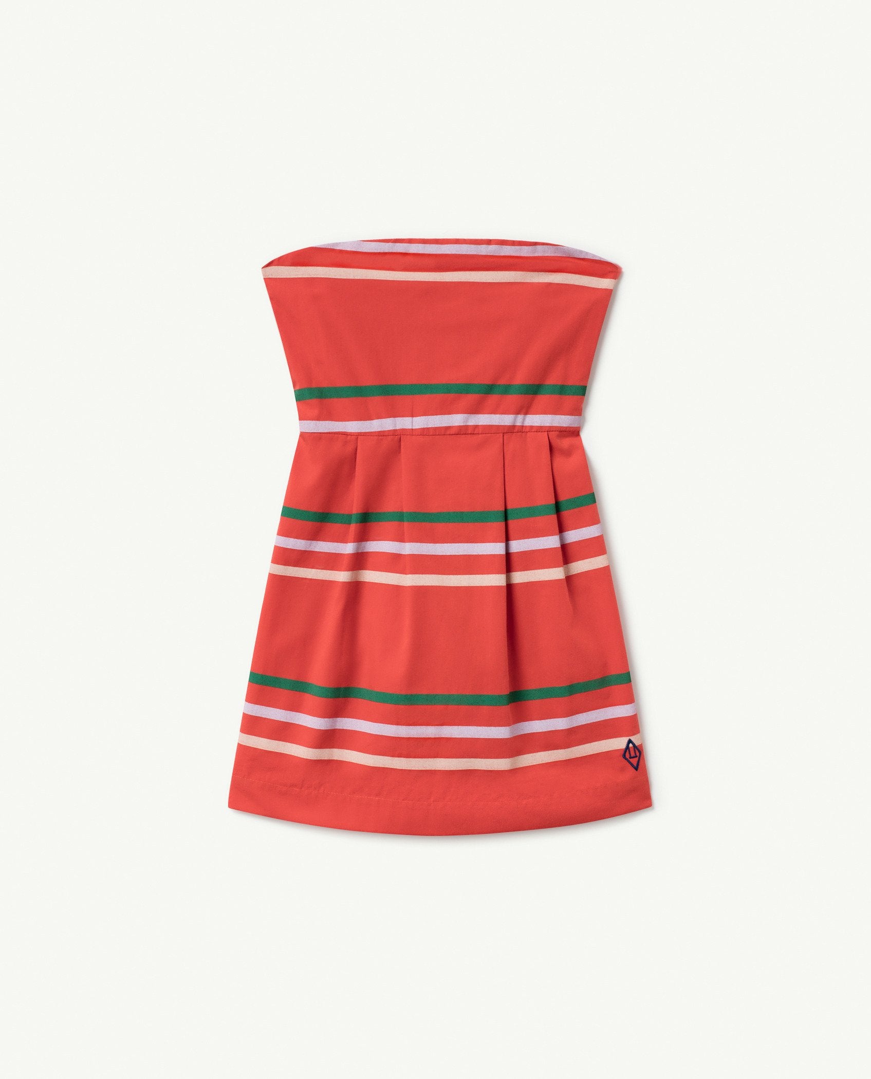 Red Stripes Dragonfly Dress PRODUCT FRONT