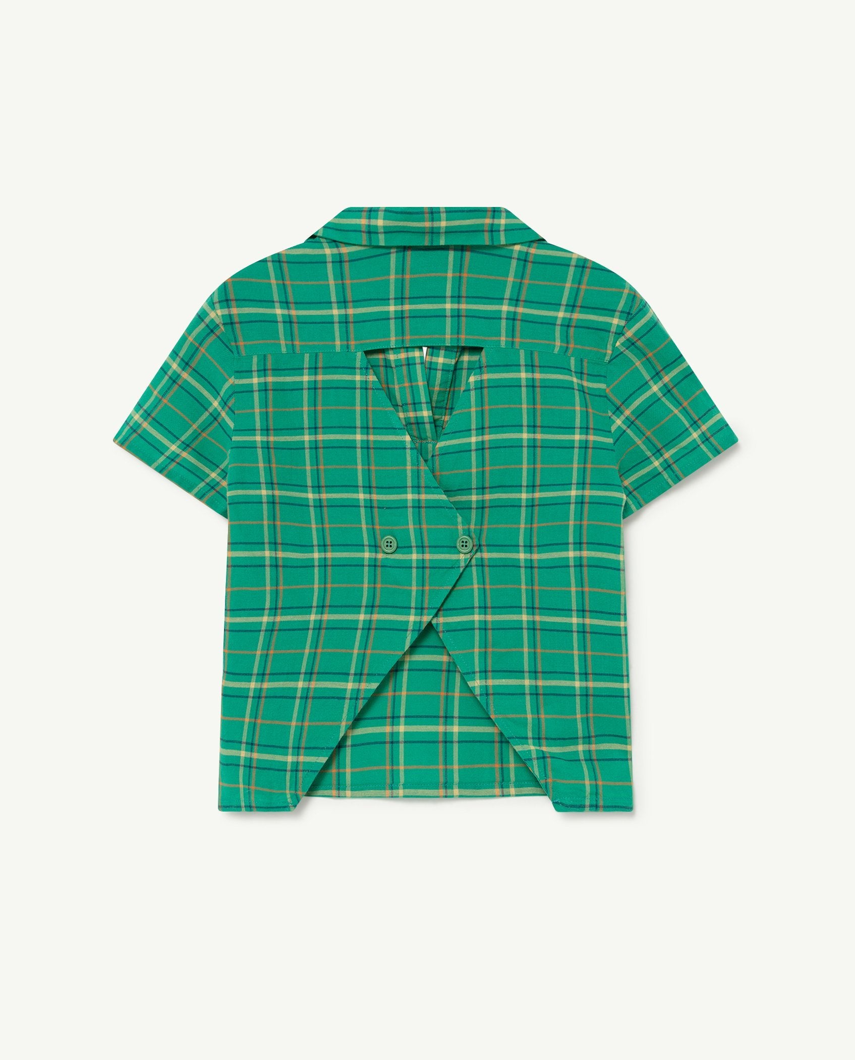 Green Logo Kangaroo Shirt PRODUCT BACK