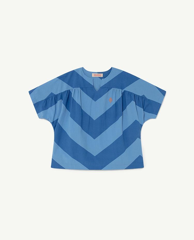 Blue Stripes Lamb Shirt COVER
