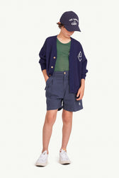 Navy Logo Monkey Pants MODEL FRONT