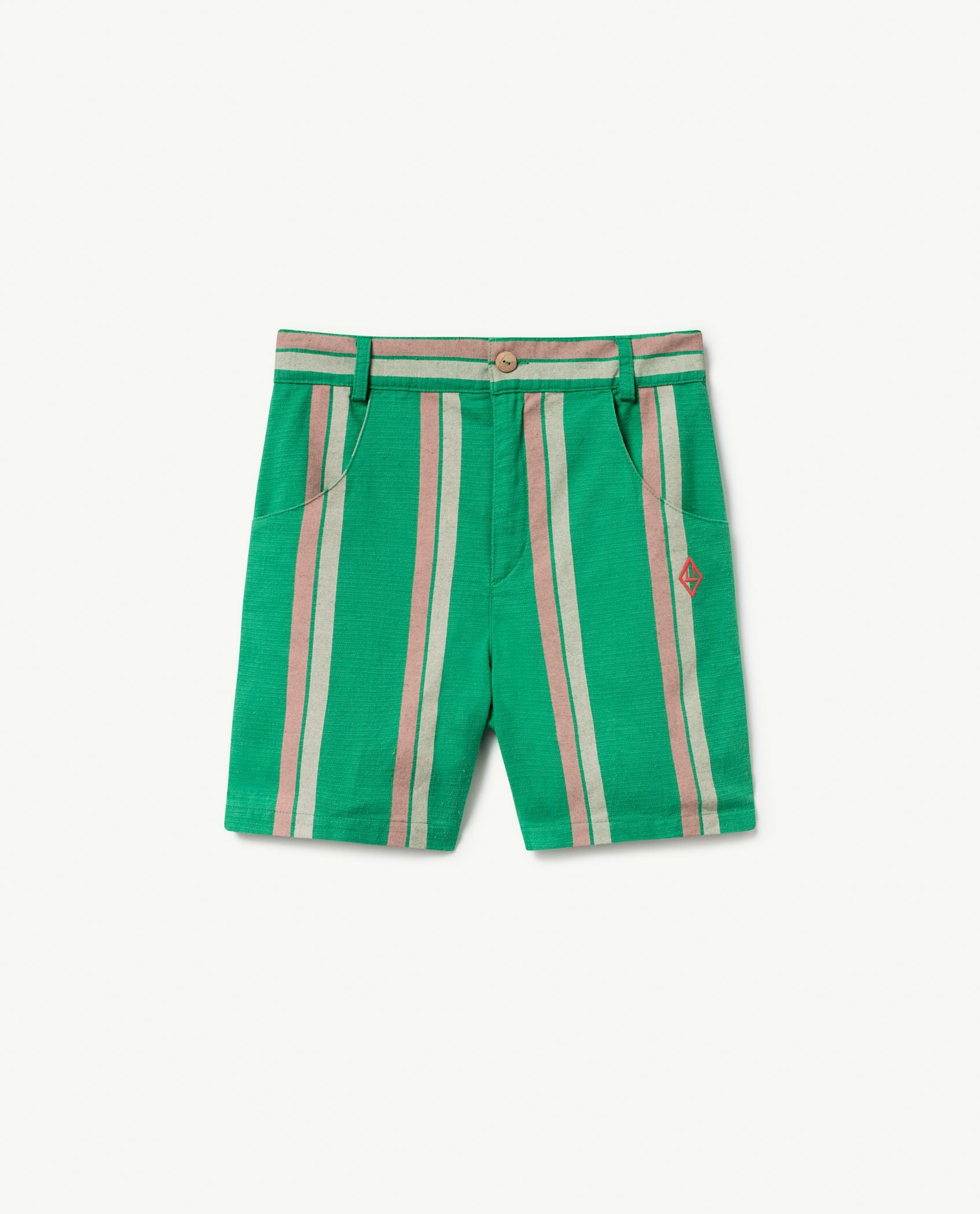 Green Stripes Pig Trousers PRODUCT FRONT