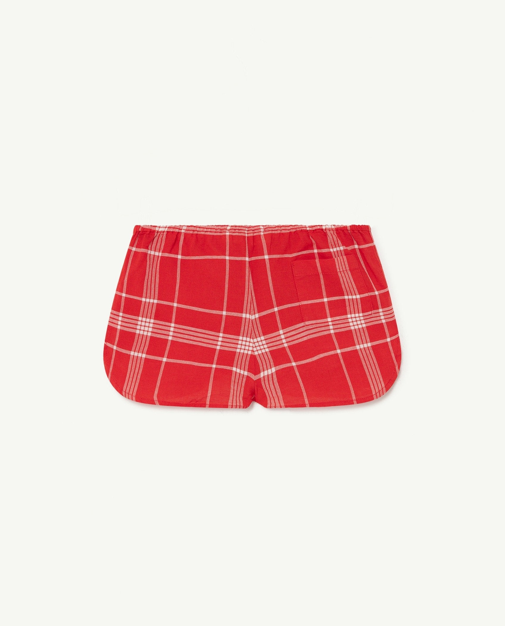 Red Logo Clam Pants PRODUCT BACK