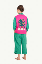 Green Love Elephant Pants MODEL BACK