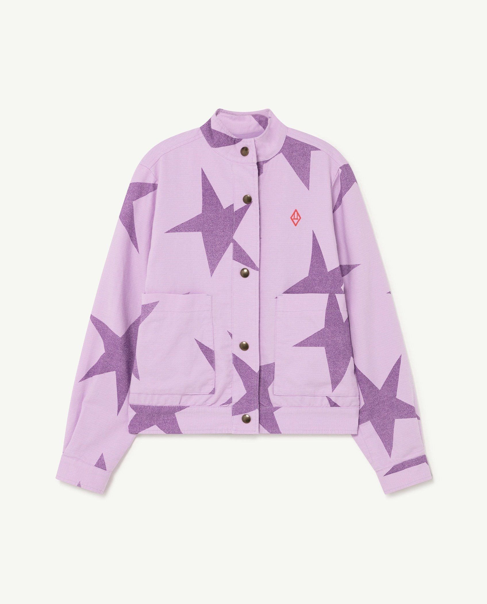 Lilac Stars Tiger Jacket PRODUCT FRONT