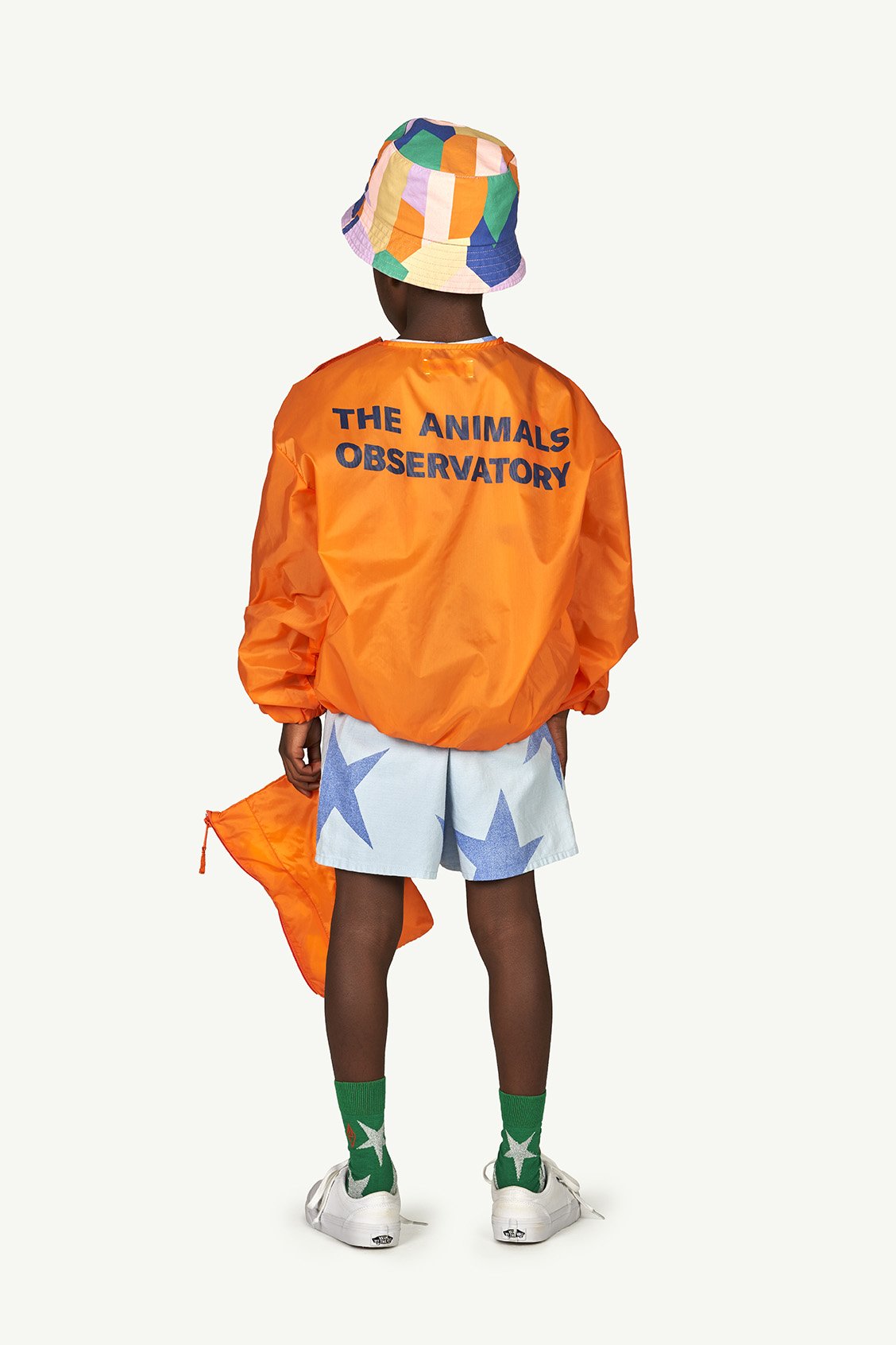 Orange Logo Carp Jacket MODEL BACK