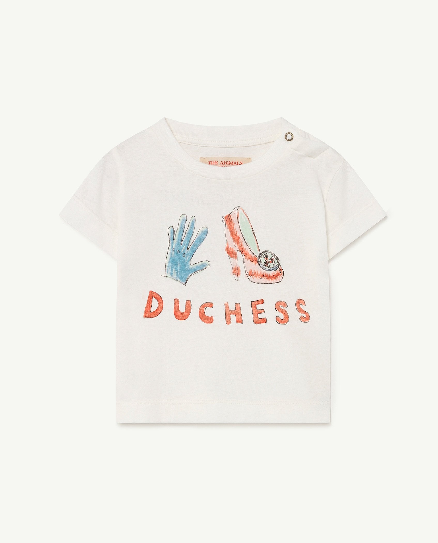 White Duchess Rooster Baby T-Shirt PRODUCT FRONT