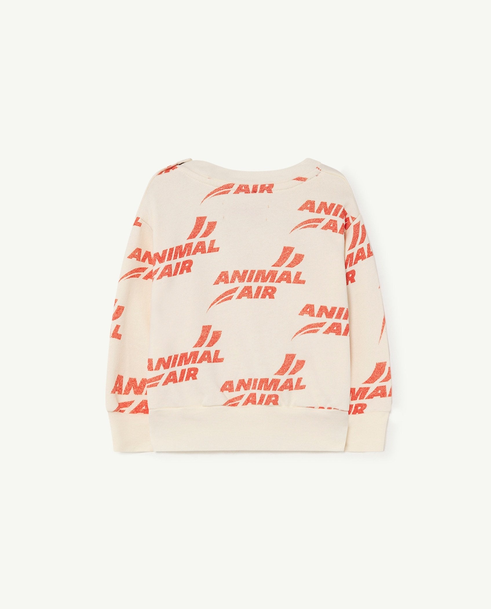White Animal Air Bear Baby Sweatshirt PRODUCT BACK