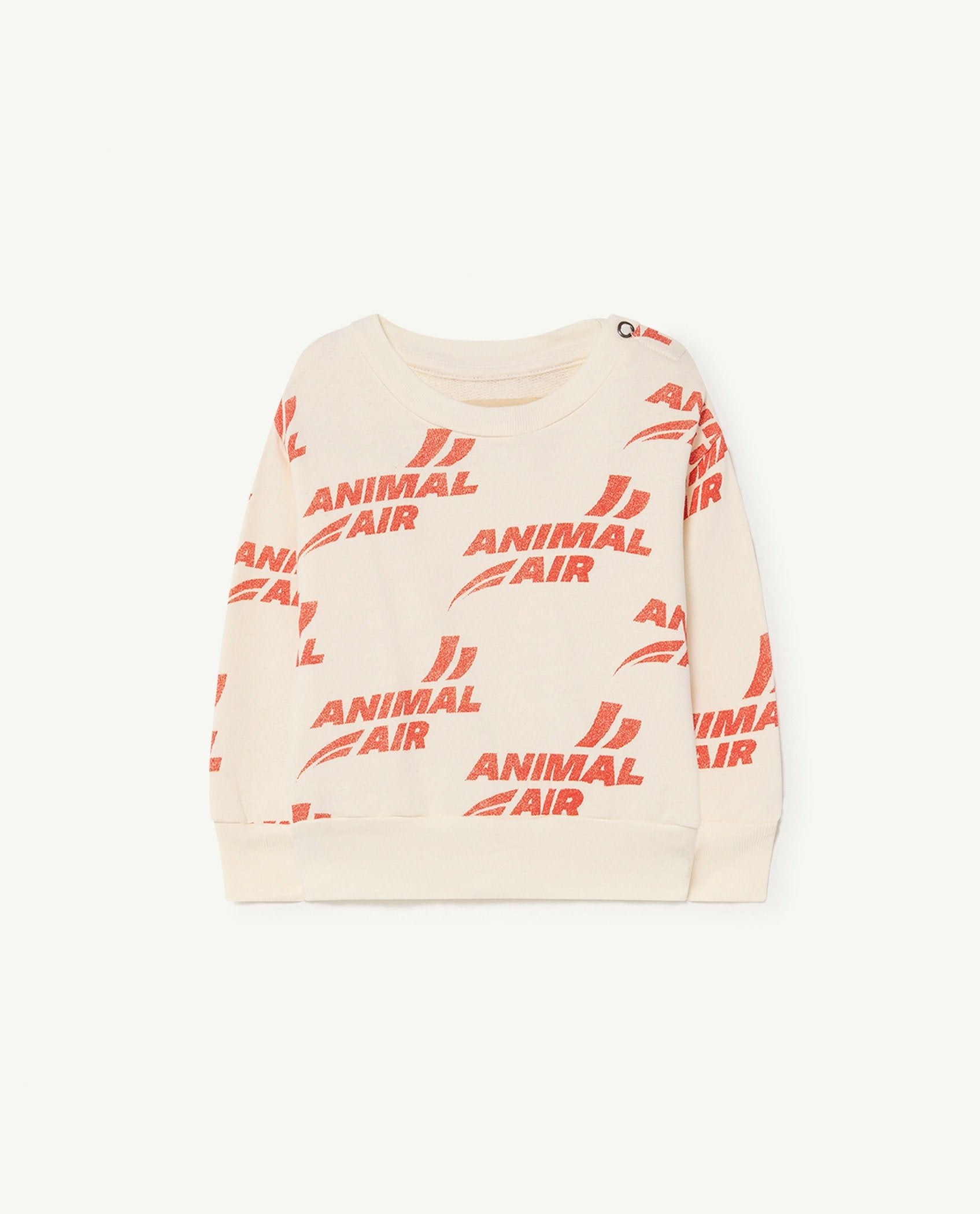 White Animal Air Bear Baby Sweatshirt PRODUCT FRONT