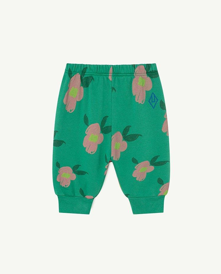 Green Flowers Dromedary Baby Pant COVER
