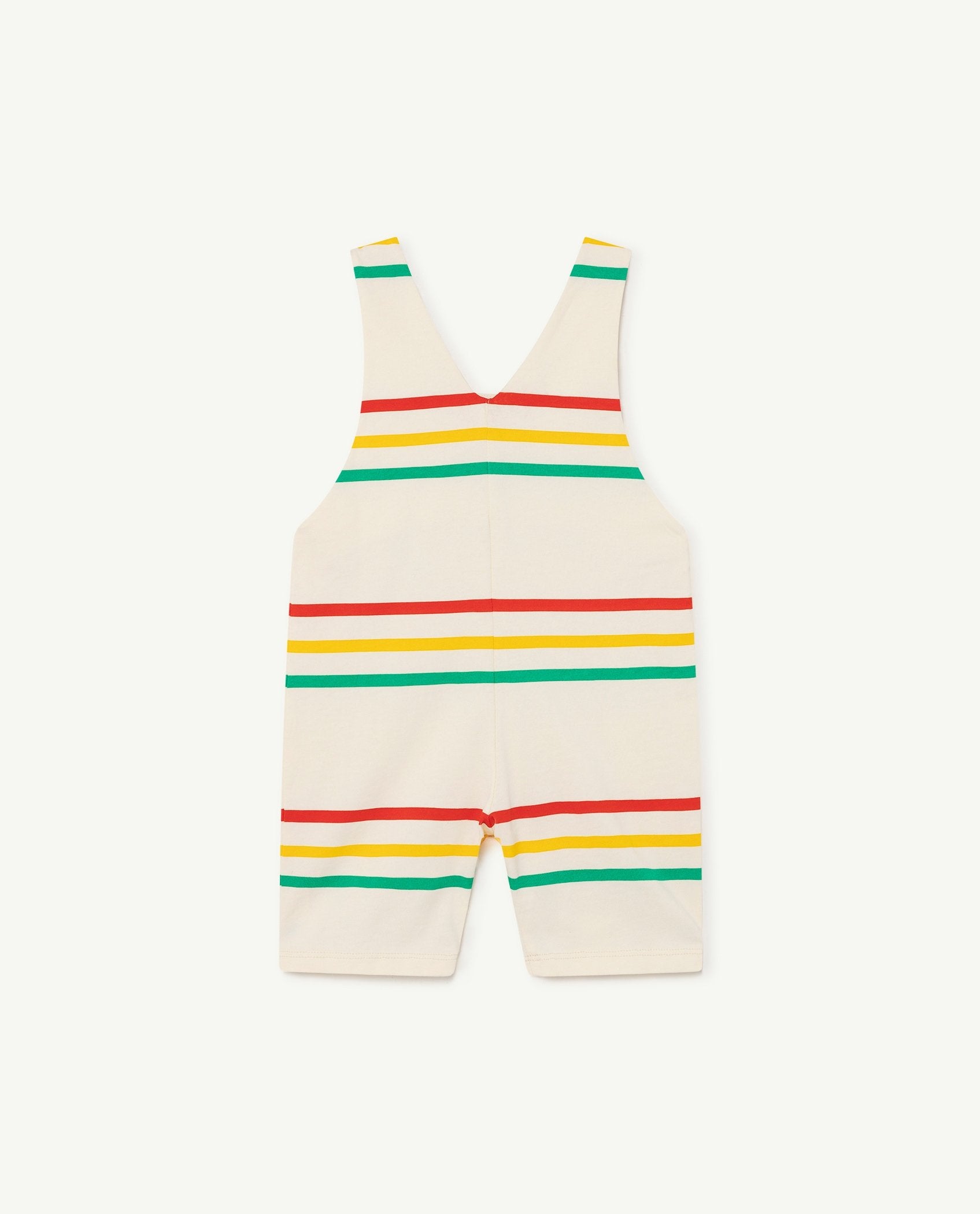 White Stripes Mammoth Baby Jumpsuit PRODUCT BACK