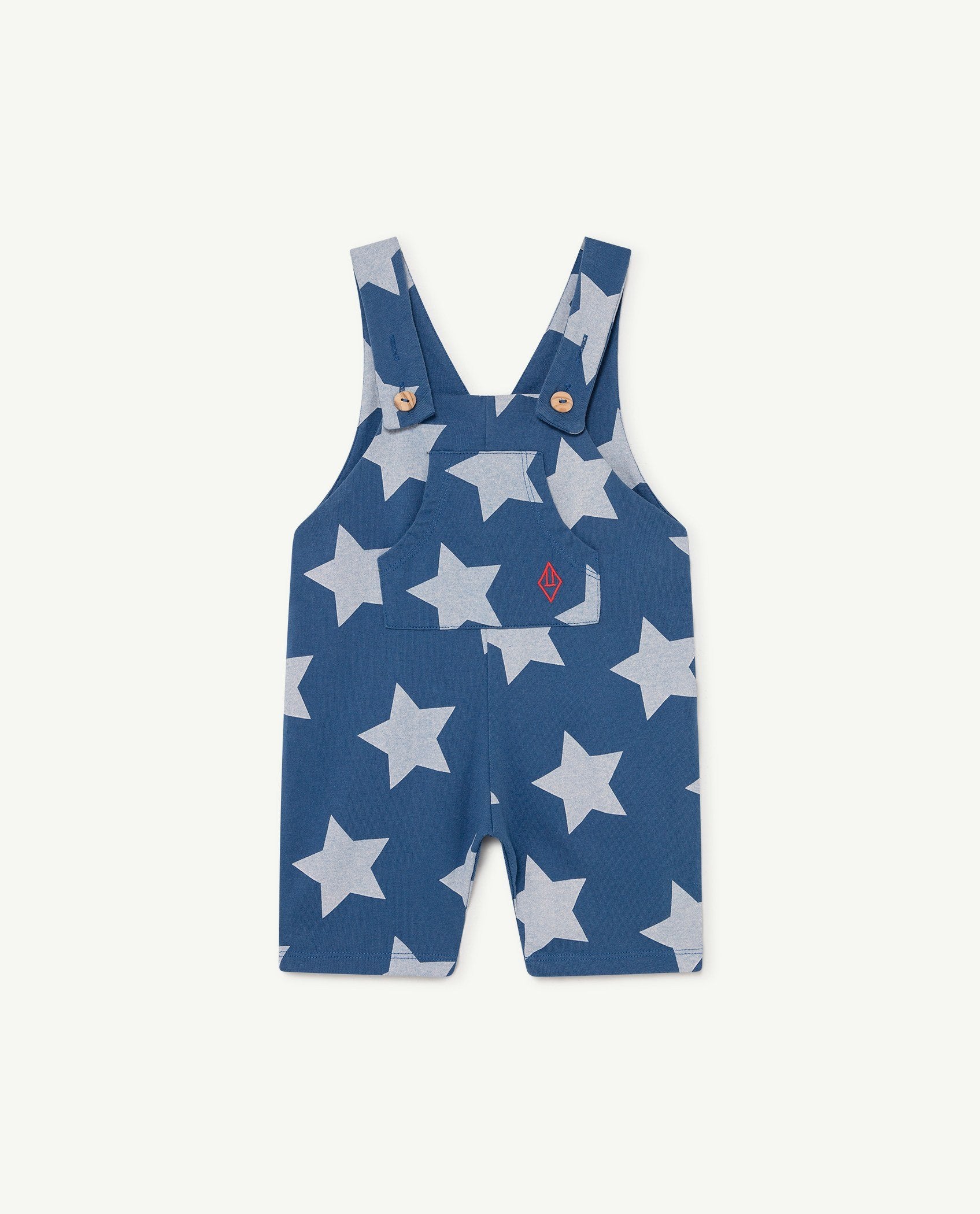 Blue Stars Mammoth Baby Jumpsuit PRODUCT FRONT