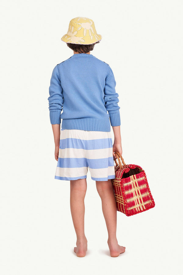 Blue Logo Toucan Sweater MODEL BACK