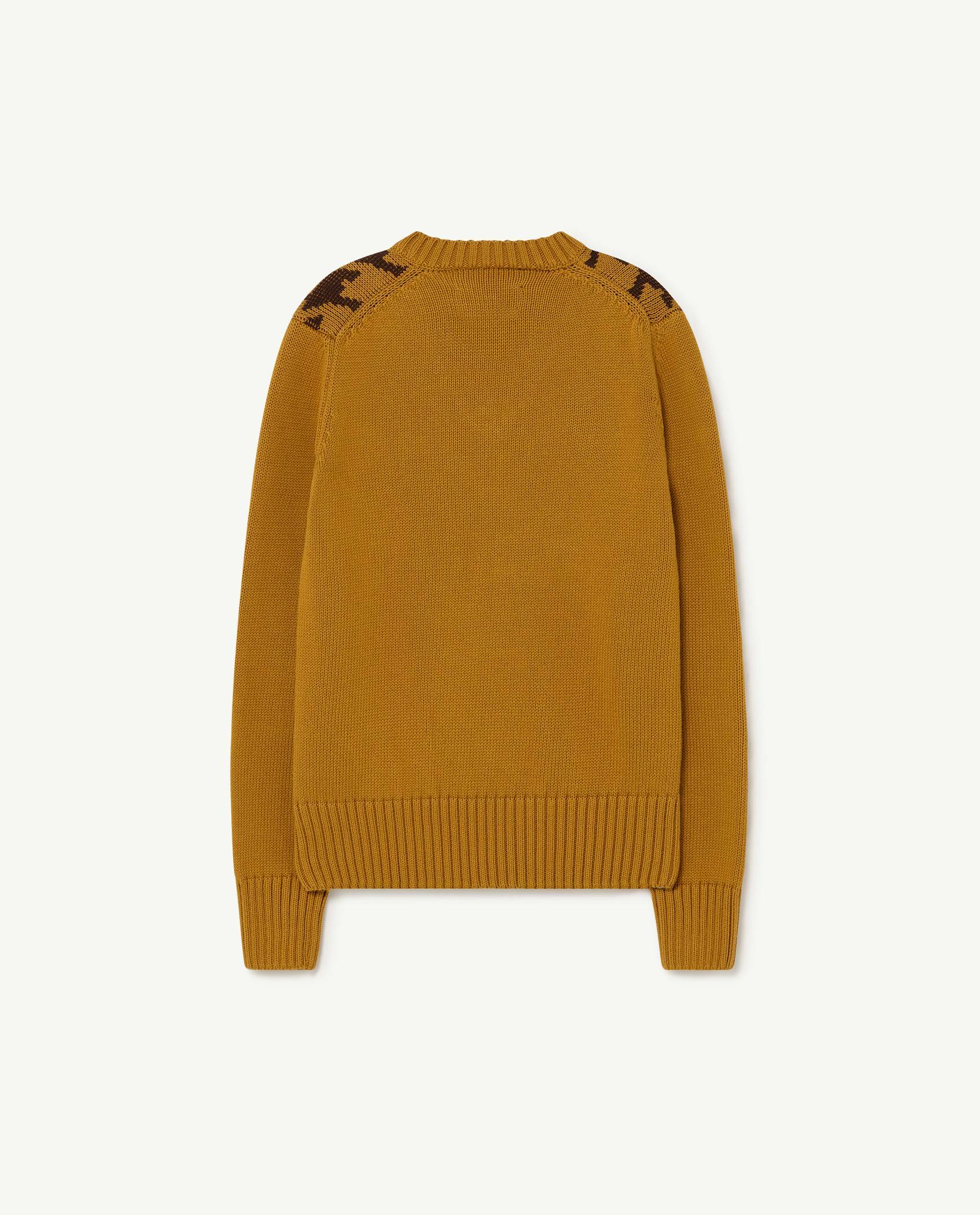 Mustard Logo Toucan Sweater PRODUCT BACK