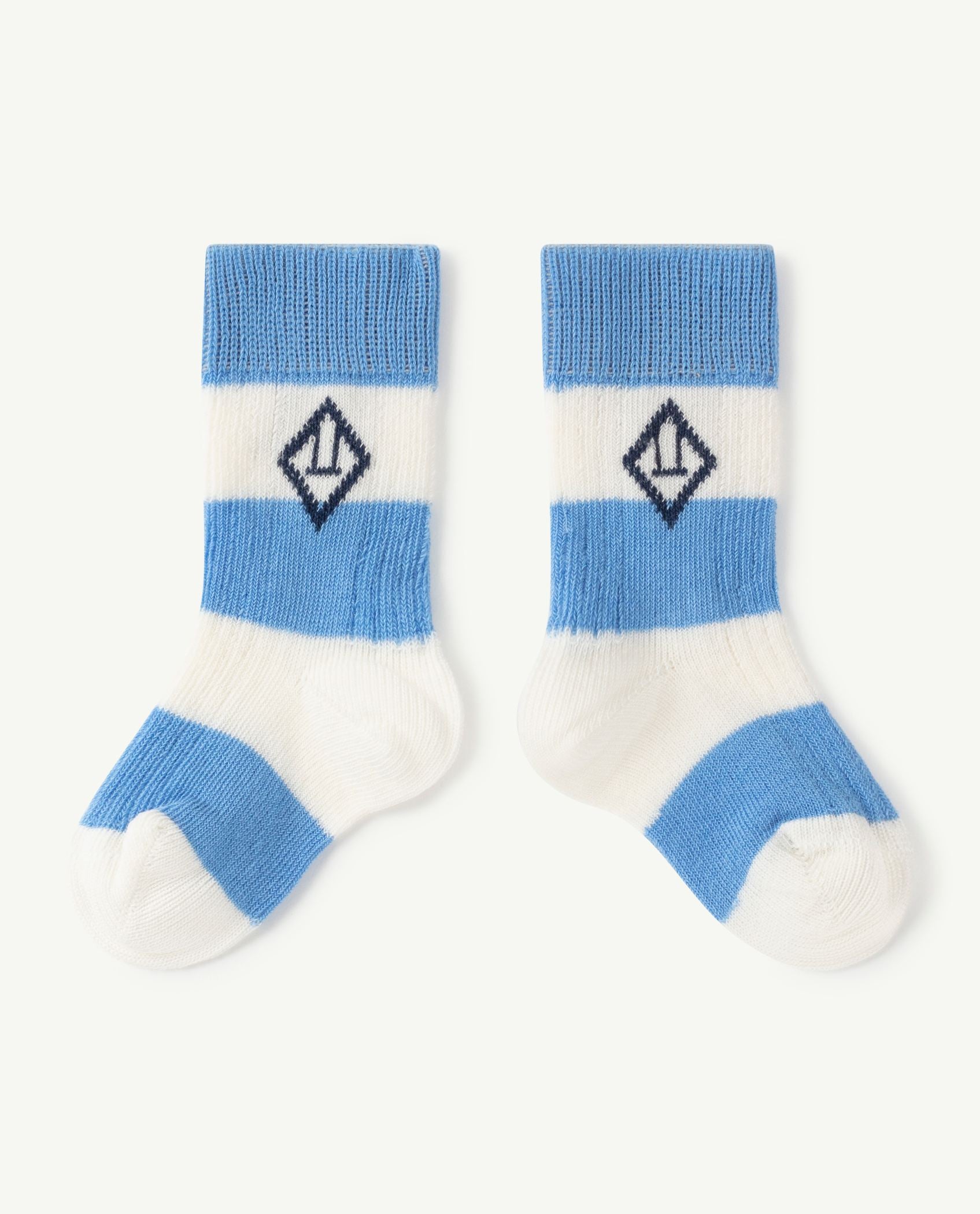White Baby Worm Socks PRODUCT FRONT