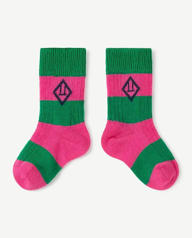 Pink Baby Worm Socks COVER