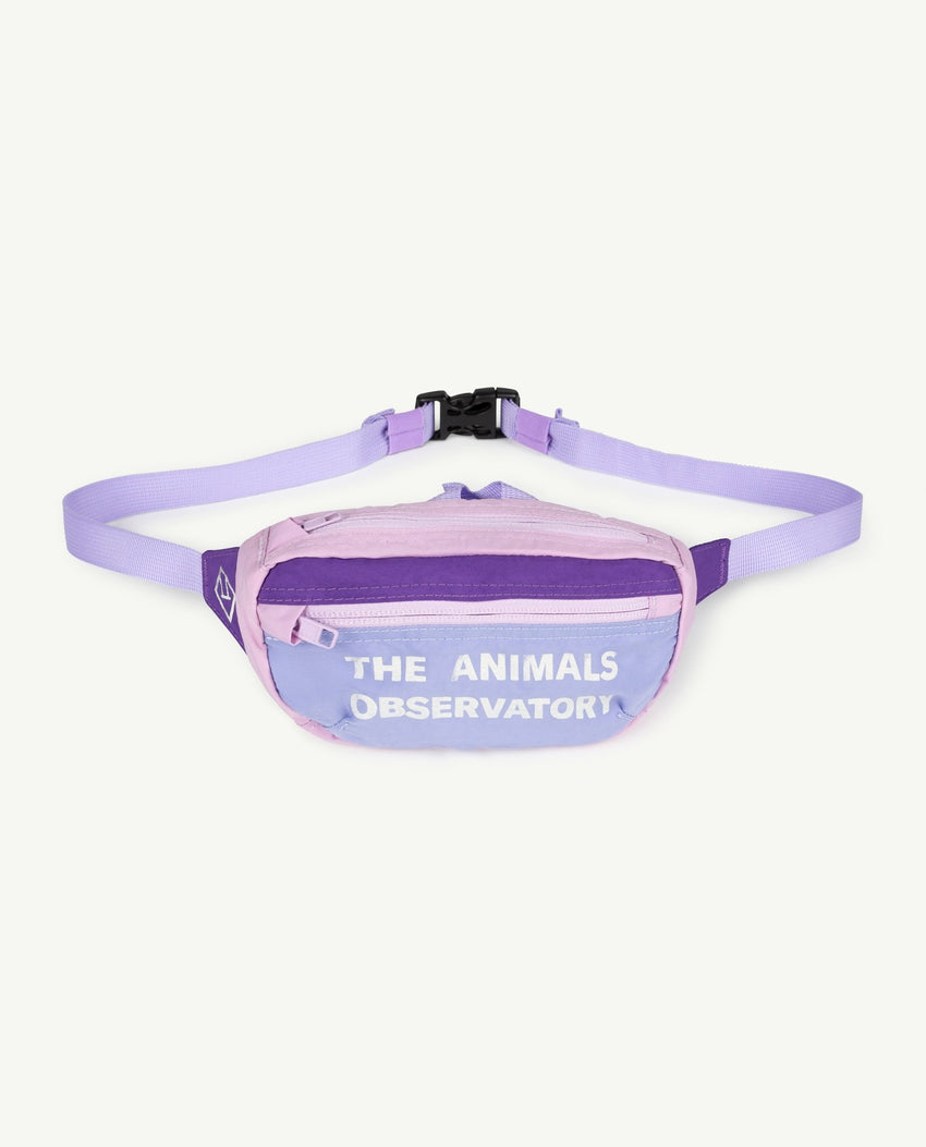 Purple The Animals Fanny Pack Bag PRODUCT FRONT