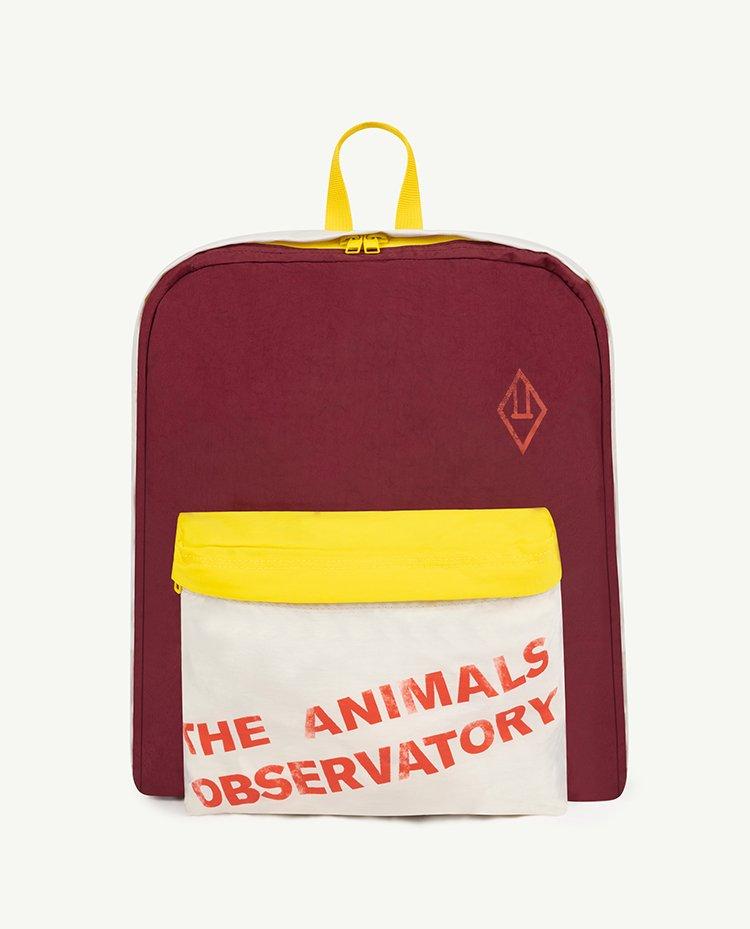 Maroon The Animals Back Pack Bag COVER