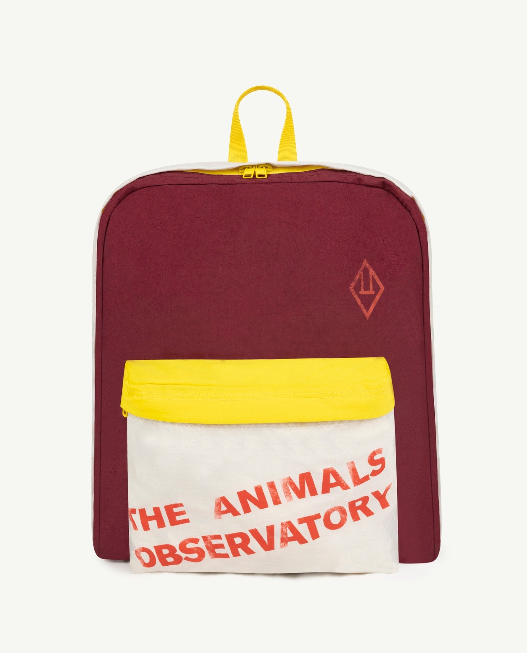 Maroon The Animals Back Pack Bag PRODUCT FRONT