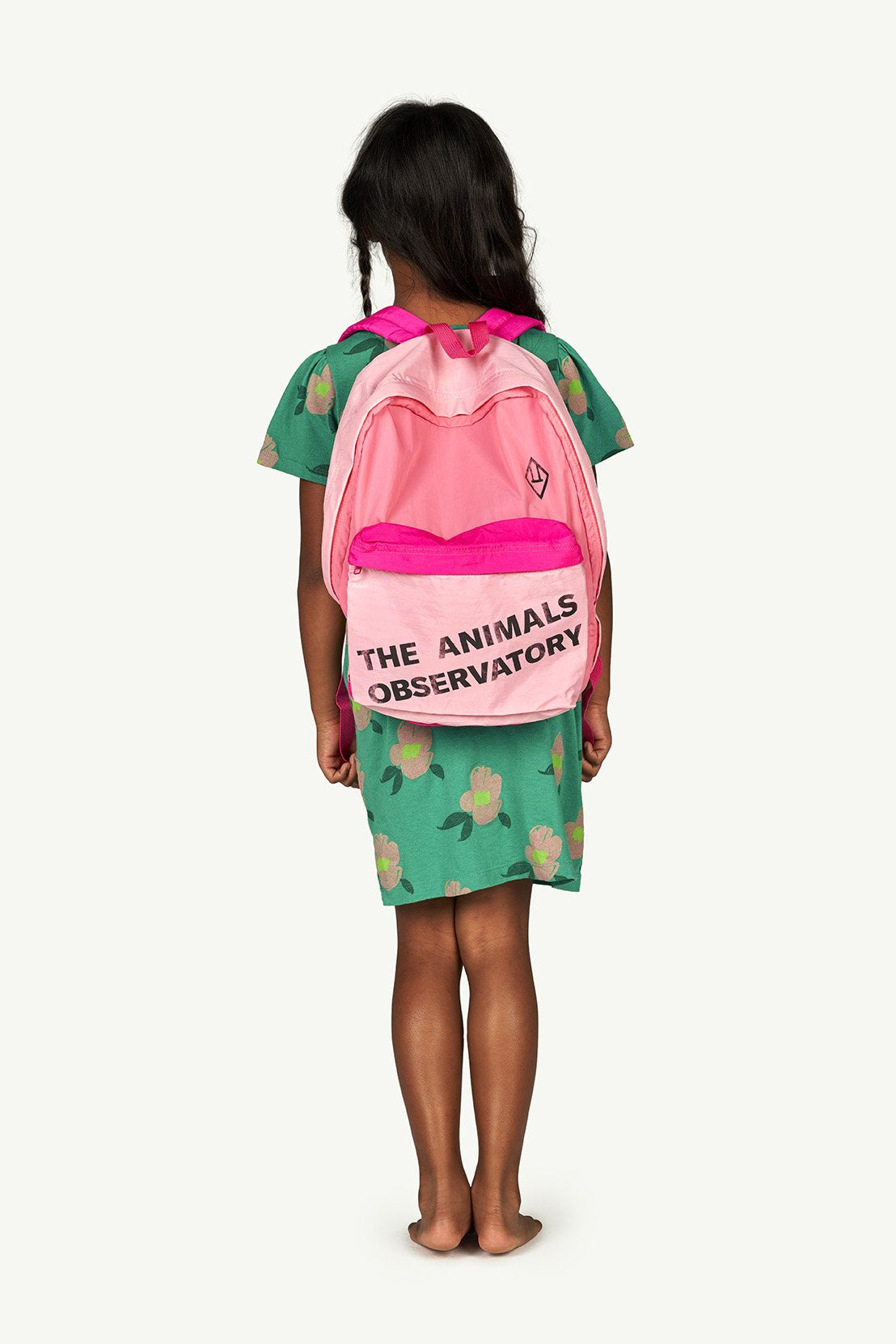 Pink The Animals Back Pack Bag MODEL BACK