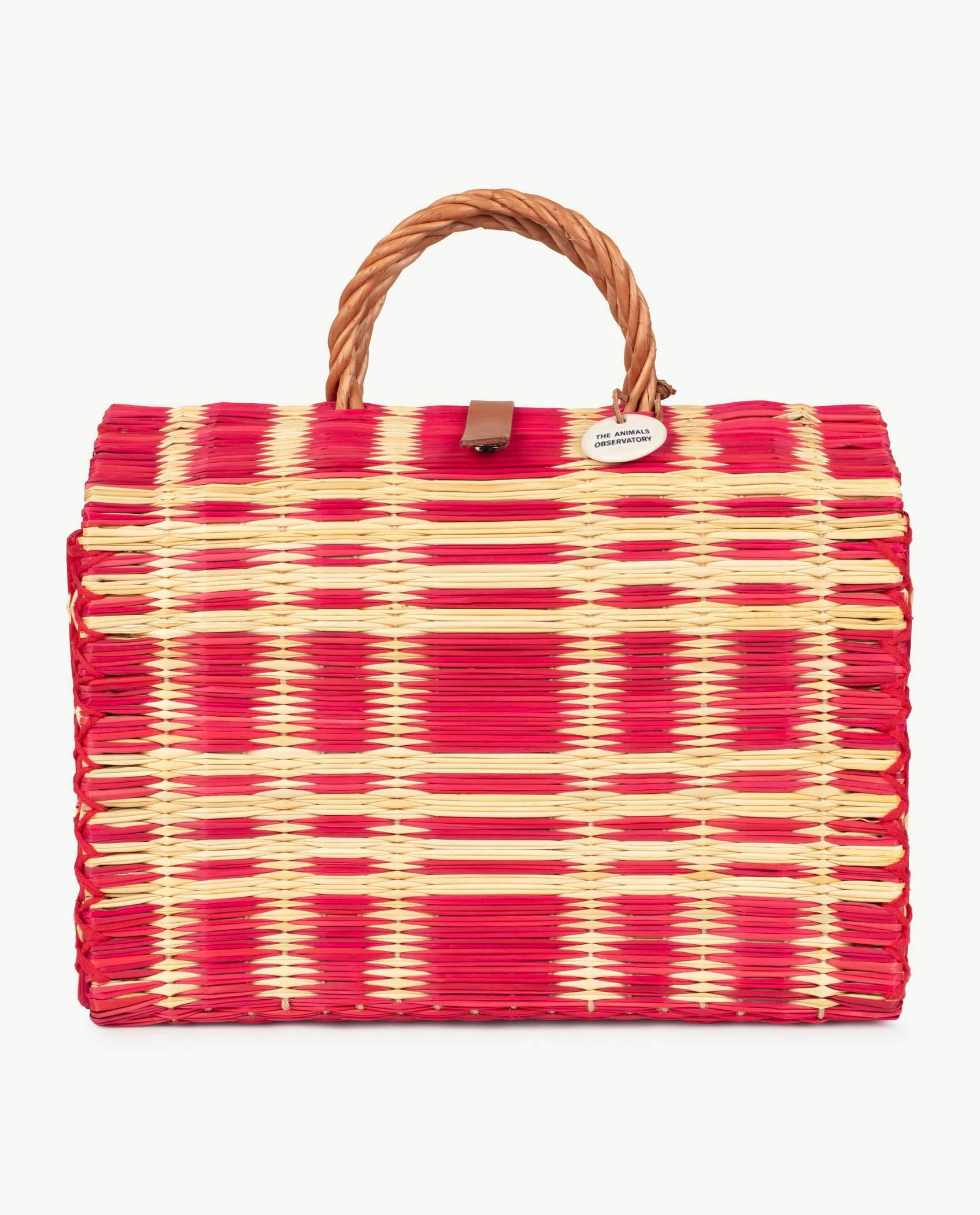 Red Basket Bag PRODUCT FRONT