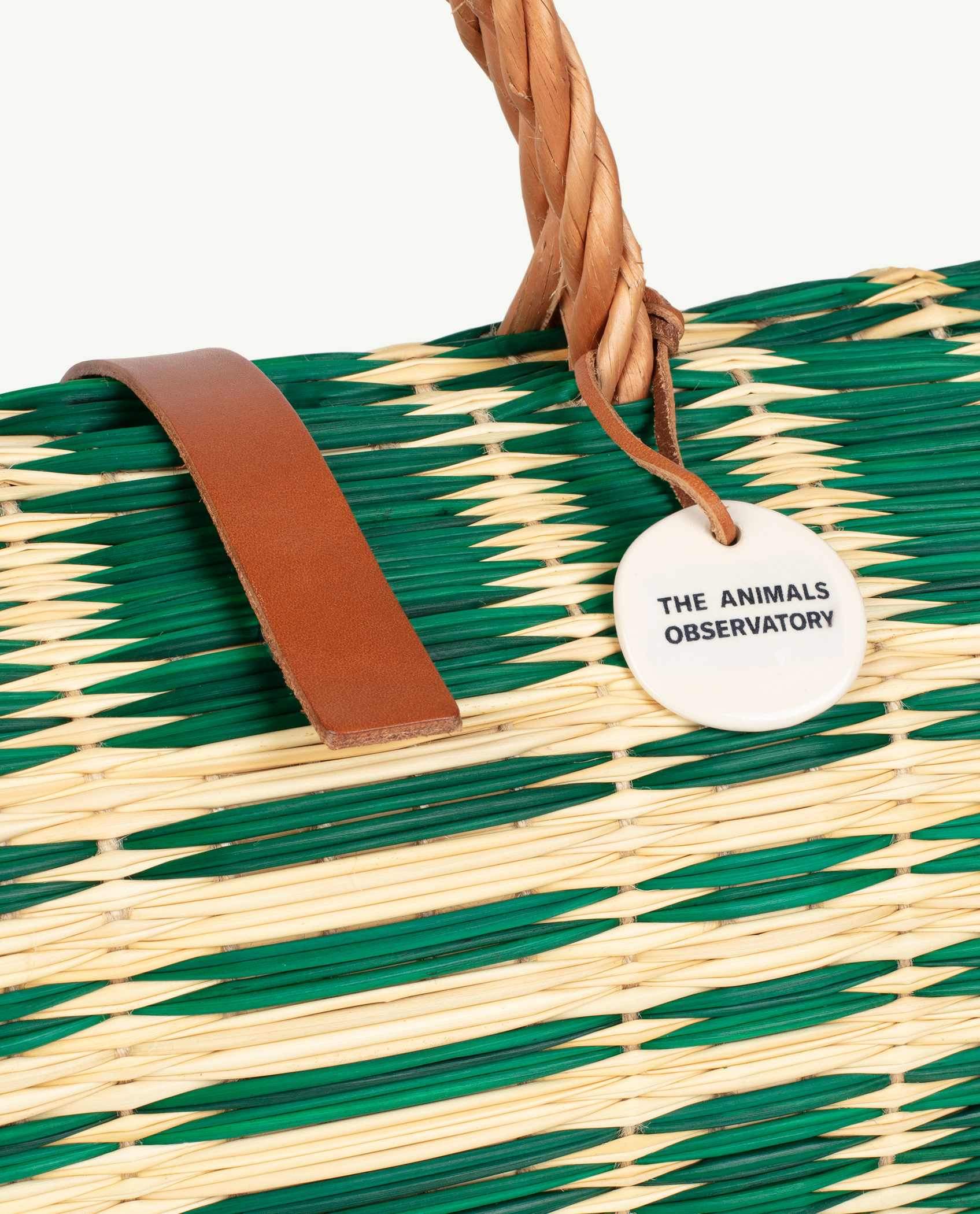 Green Basket Bag PRODUCT SIDE