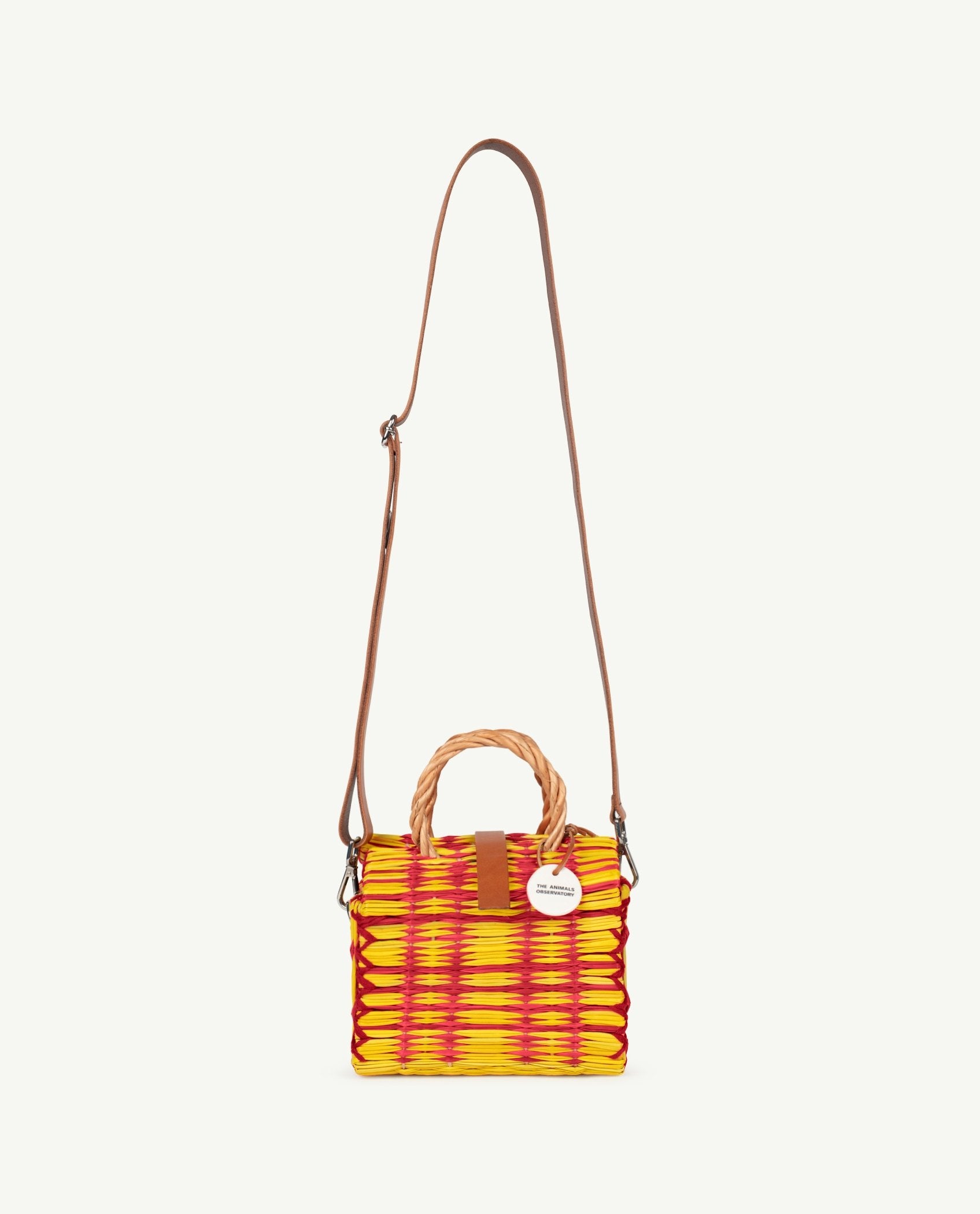Yellow Mini Basket Bag PRODUCT SIDE