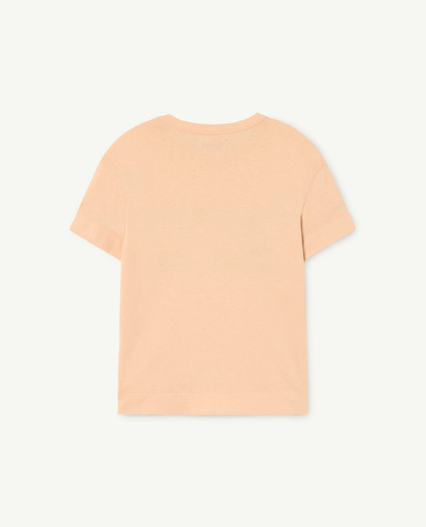 Beige Rooster T-Shirt PRODUCT BACK