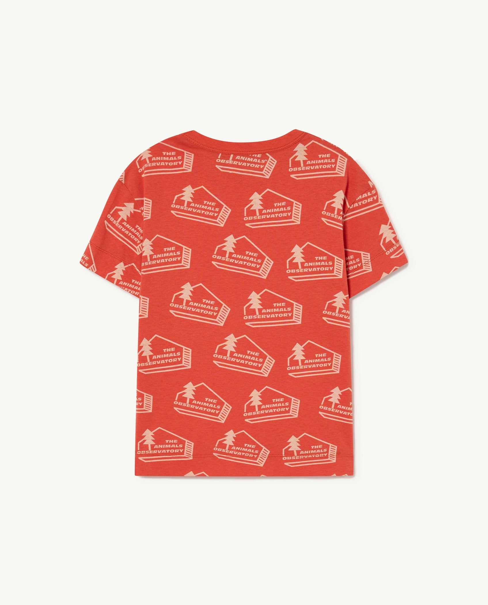 Red The Animals Observatory Rooster T-Shirt PRODUCT BACK