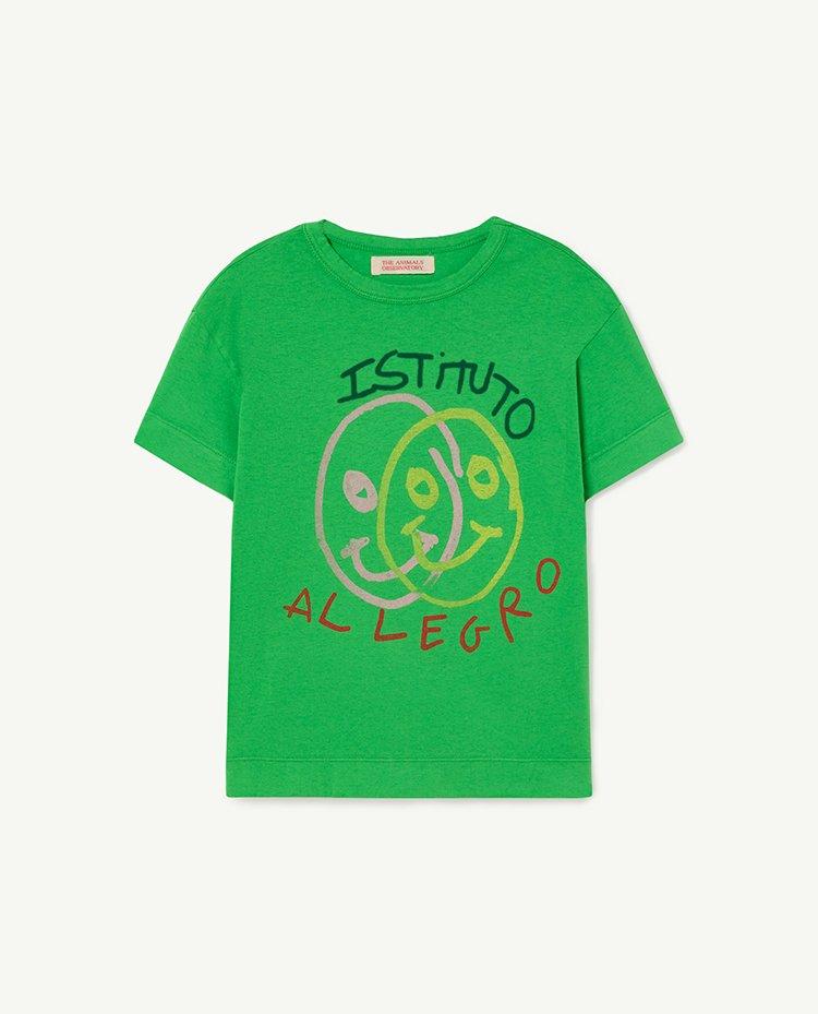Green Rooster T-Shirt COVER