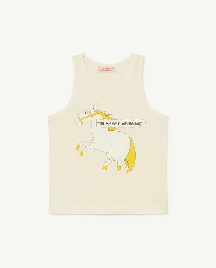 White Horse Frog T-Shirt COVER