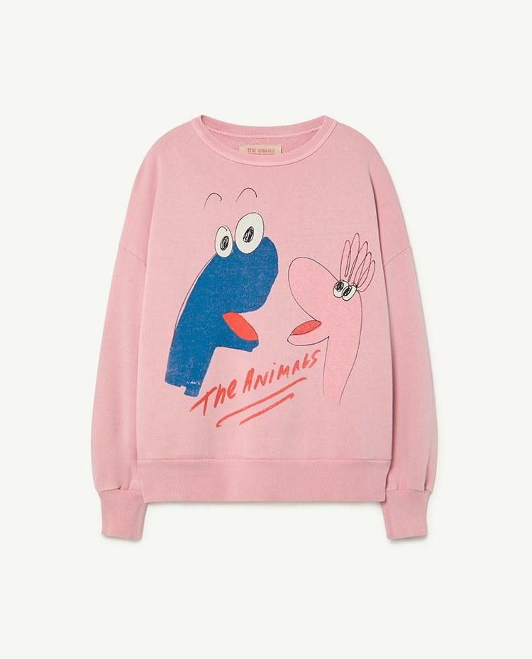 Pink Puppets Bear Oversize Sweatshirt COVER