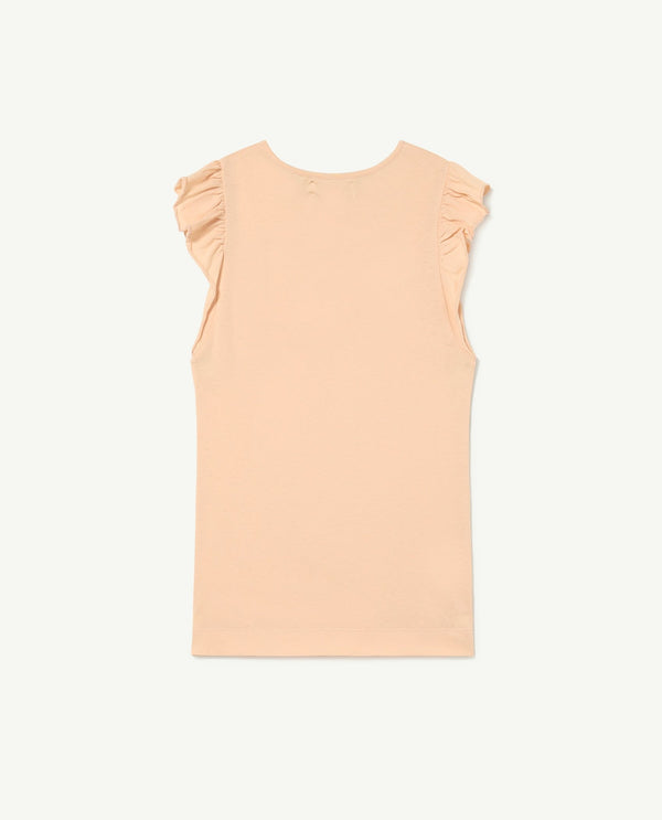 Beige Colombo Fly Dress PRODUCT BACK