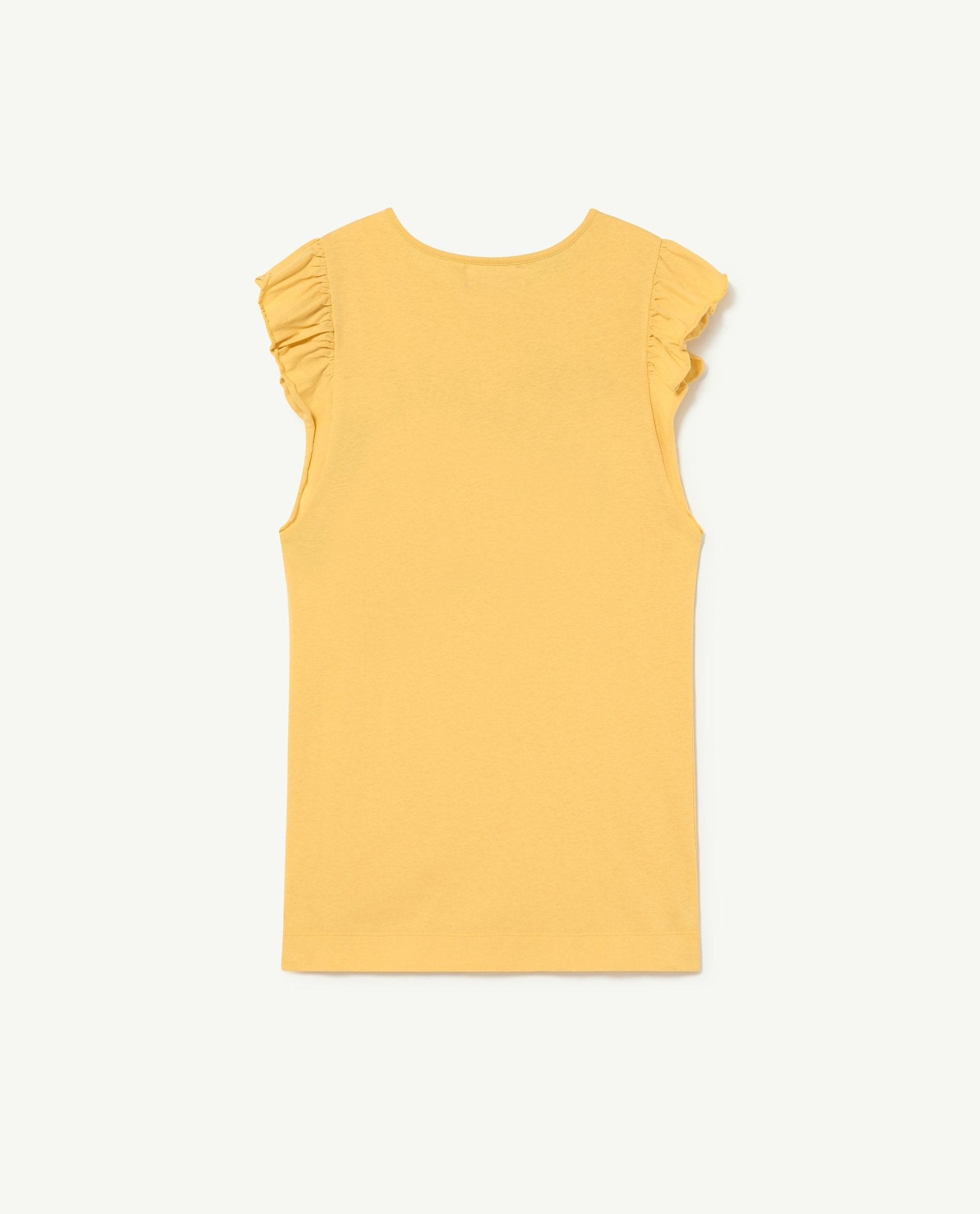 Yellow The Animals Fly Dress PRODUCT BACK