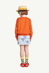 Blue Birds Kiwi Skirt MODEL BACK