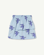 Blue Birds Kiwi Skirt PRODUCT BACK