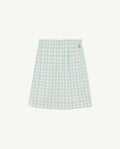 White Square Kitten Skirt