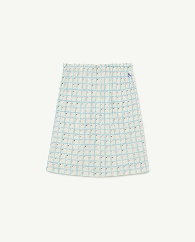 White Square Kitten Skirt COVER